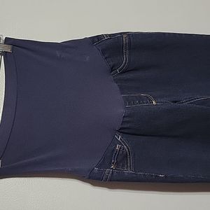 Indigo Blue Maternity Dark Wash Jeans - Sz XS - Comfy, Denim, Motherhood